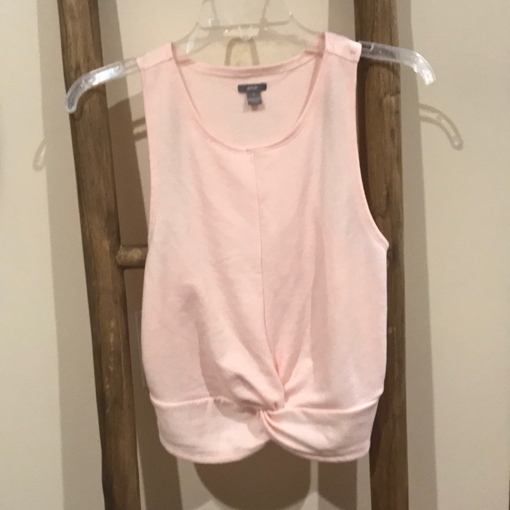 Aerie twist front fleece tank